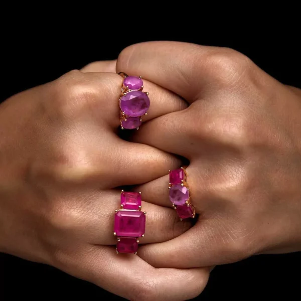 Anel Meta Mauve & Fresh Pink - Imagem 2