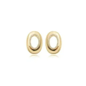 Brinco Silvia Banhado a Ouro 18k