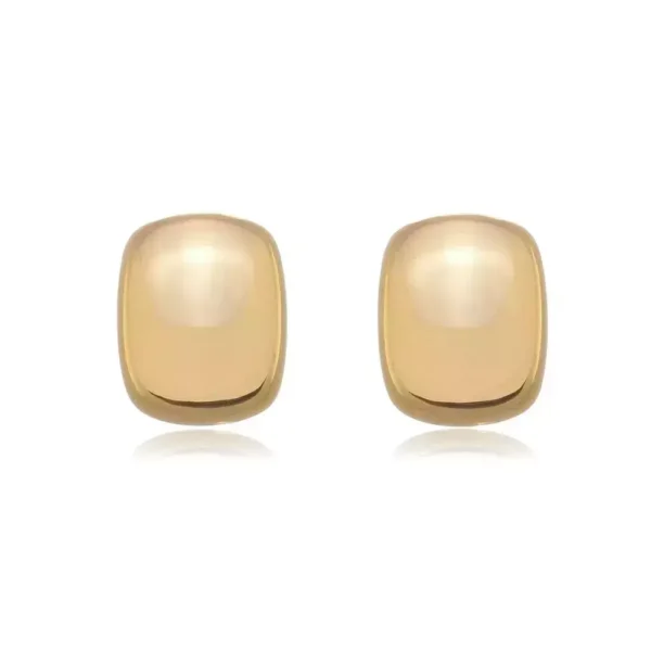 Brinco Round Banhado a Ouro 18k