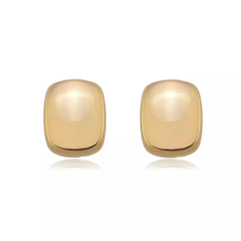 Brinco Round Banhado a Ouro 18k
