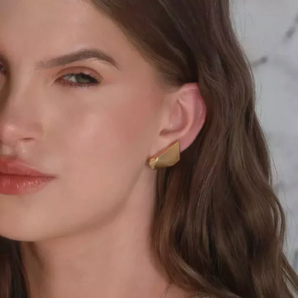Brinco Ear Cuff Metafaced Banho Paladio - Imagem 2
