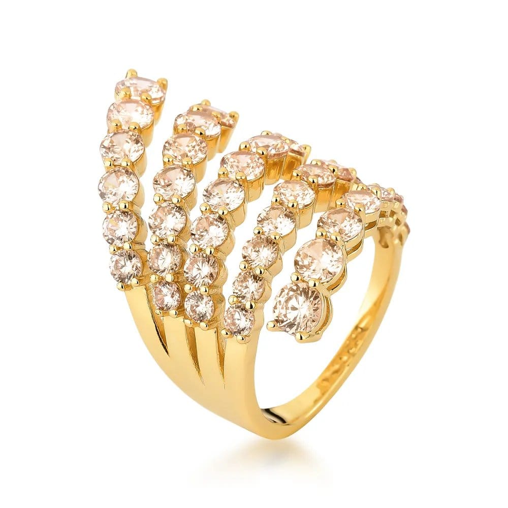Anel Glow Power Champagne