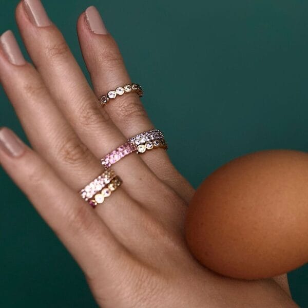 Anel Mix Meta Pink e Mauve - Imagem 2