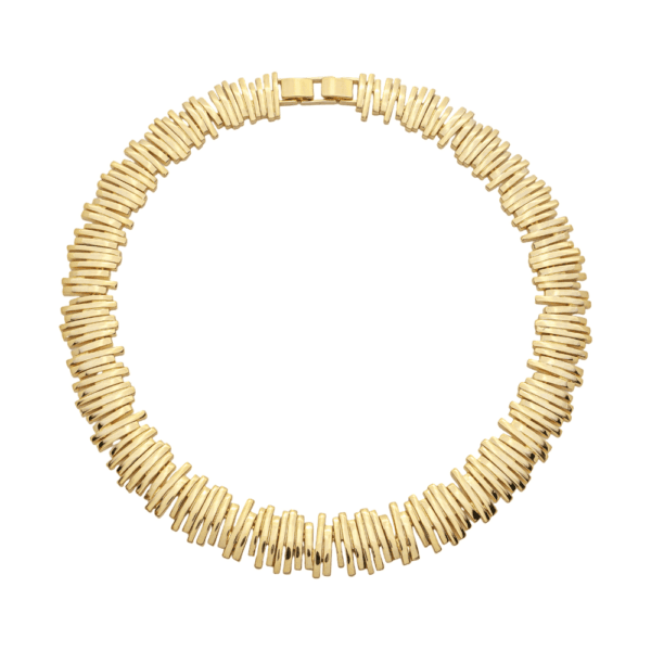 COLAR LINEUP BANHADO A OURO 18K