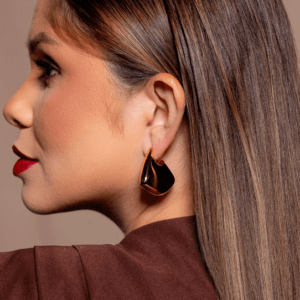 Brinco Argola Grande Banhado a Ouro 18k